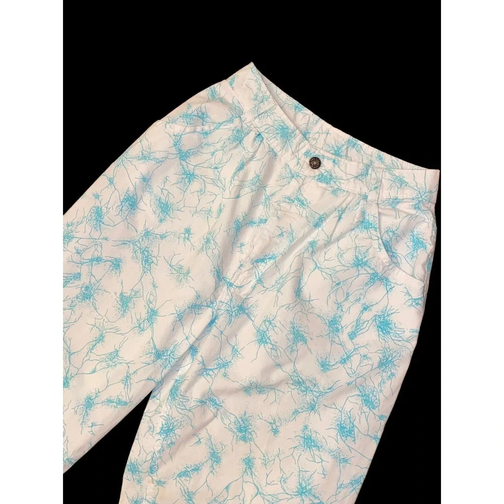 VTG 80s Levi's Sample Pleated High Waist Relaxed Tapered‎ Twill Pants Women's 9 - Picture 4 of 12